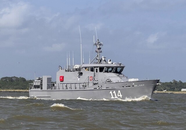 Metal Shark delivers second patrol boat to Dominican Republic navy